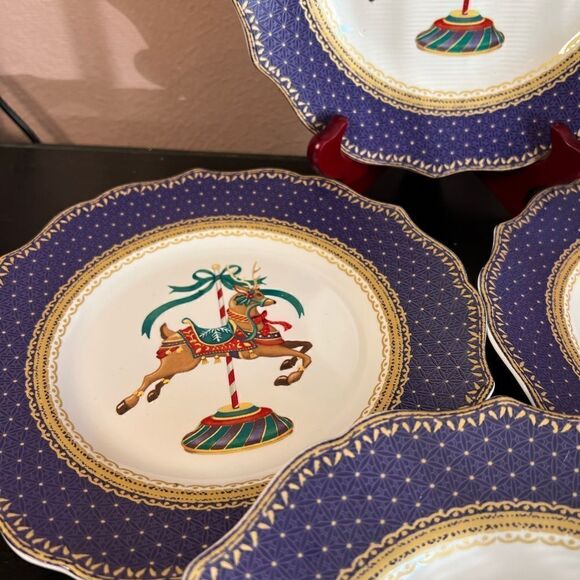 Robert Stanley home collection set of 4 salad plates - Picture 9 of 11